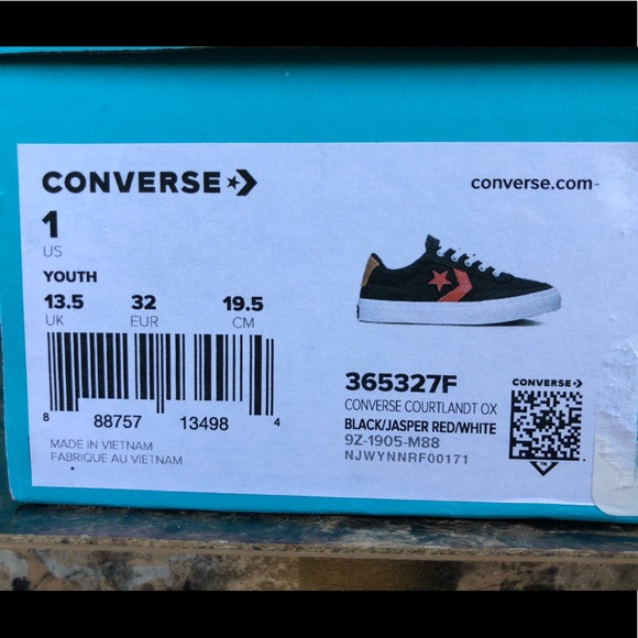 Converse Little Boys Courtlandt Casual Sneakers - Picture 11 of 13